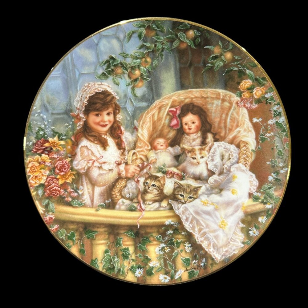Vintage Collector Plate "Cats in the Cradle" 3rd Issue
